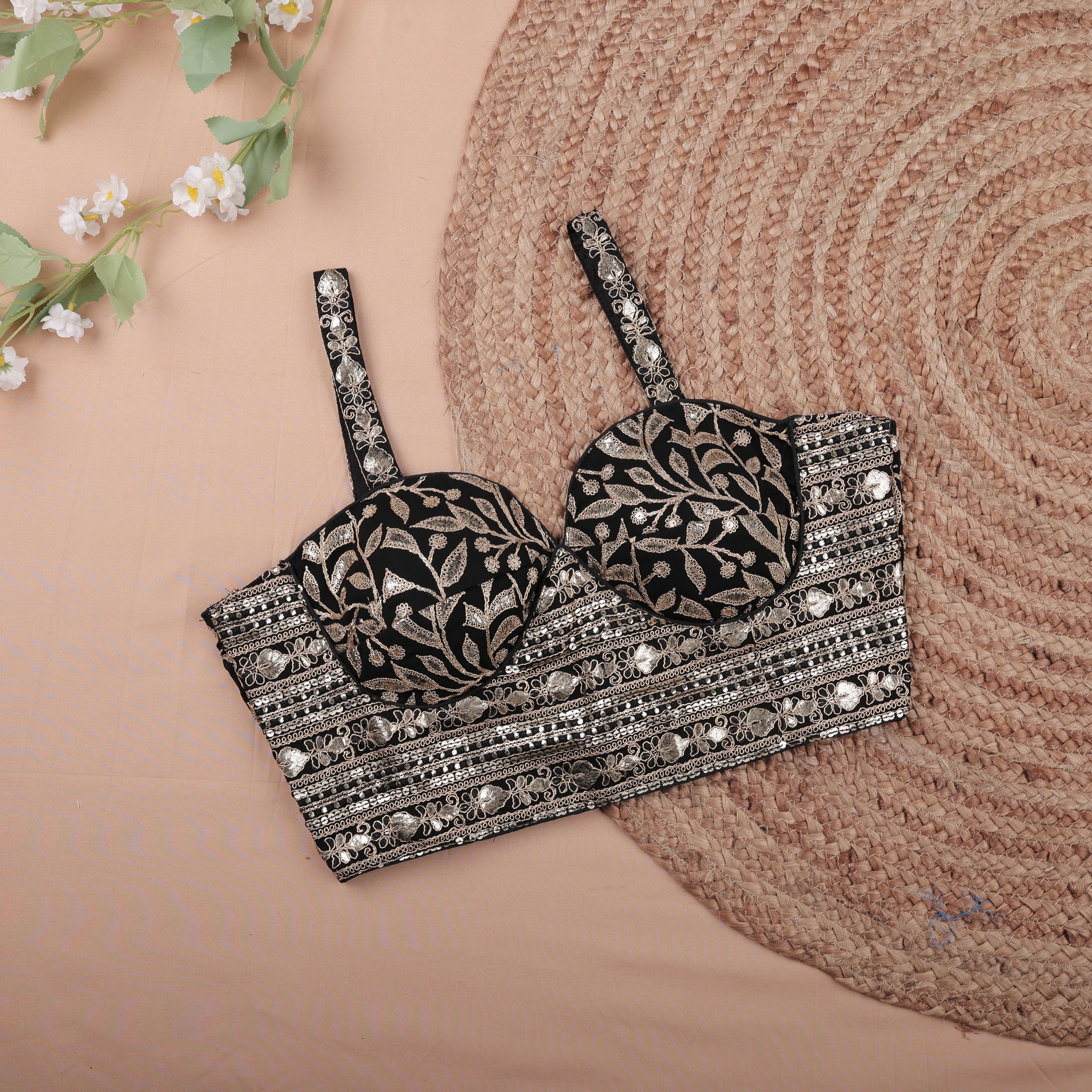 HEAVY GOTAPATTI SPAGHETTI BLOUSE