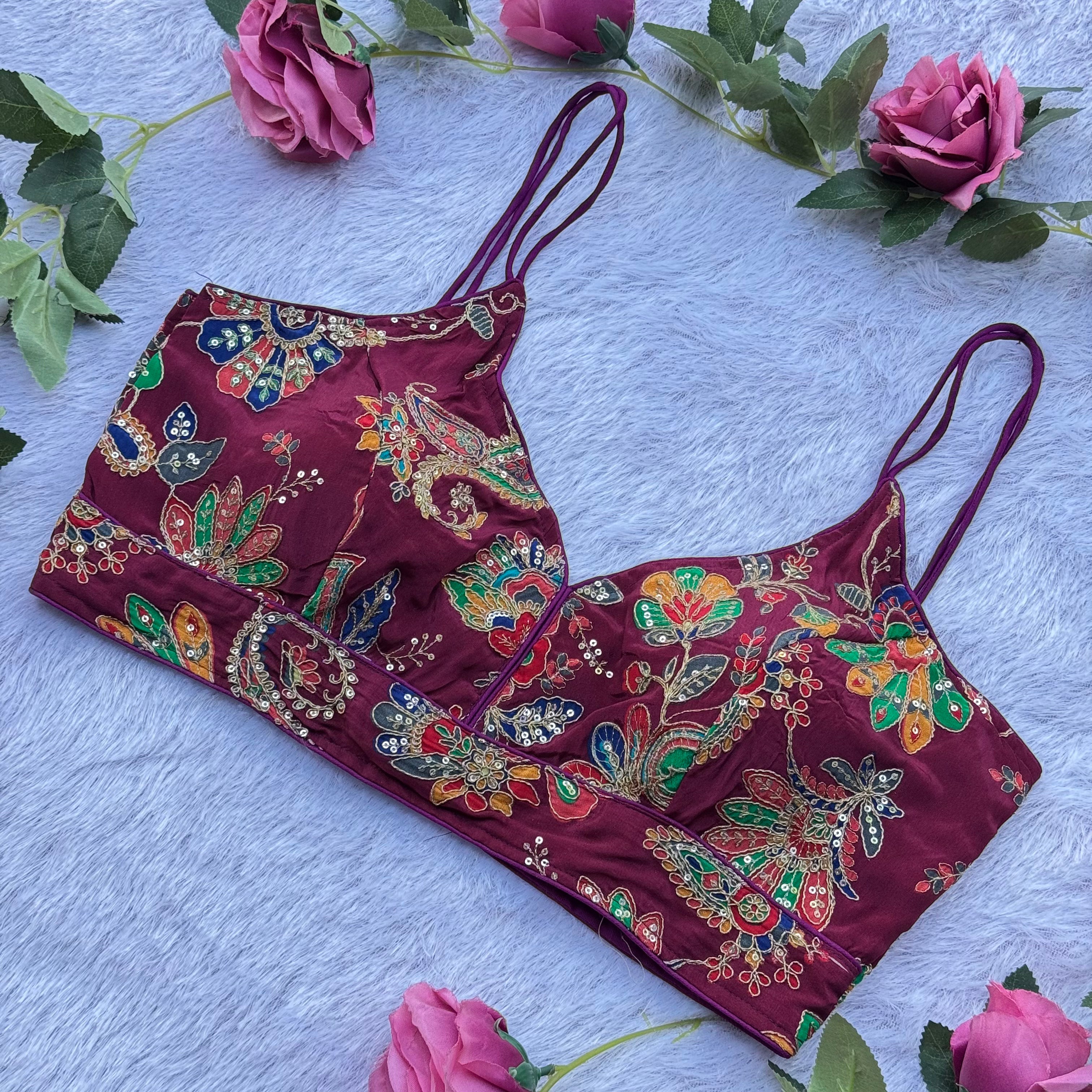 NEW FALSA PURPLE BEAUTIFUL SPAGHETTI BLOUSE