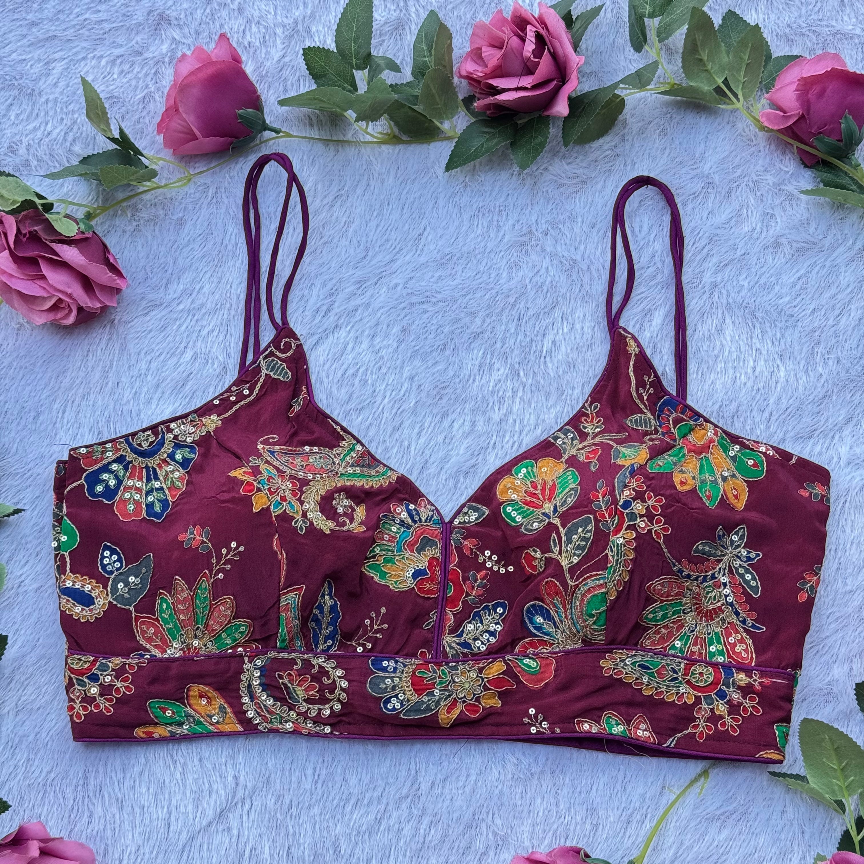 NEW FALSA PURPLE BEAUTIFUL SPAGHETTI BLOUSE