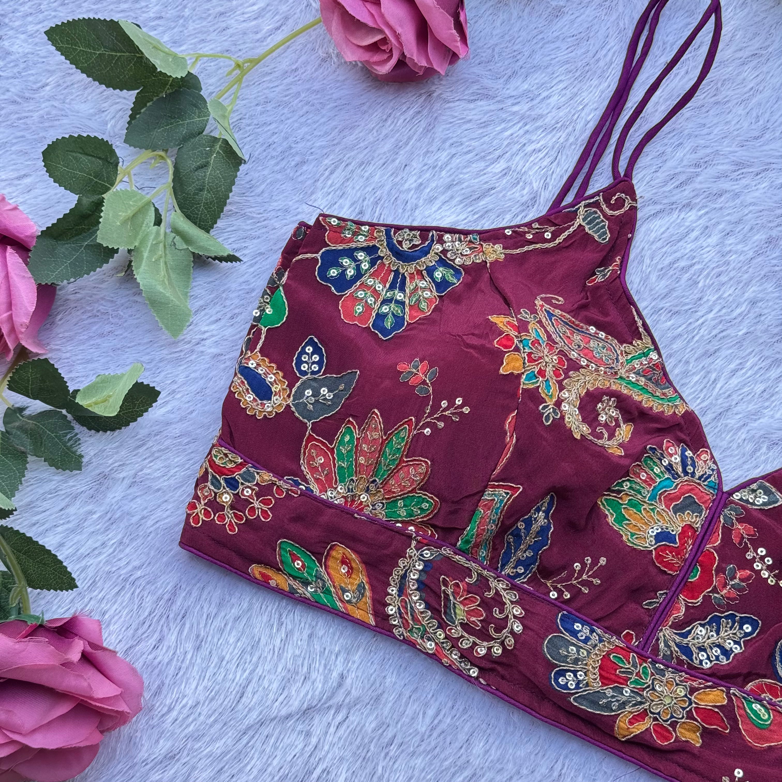 NEW FALSA PURPLE BEAUTIFUL SPAGHETTI BLOUSE