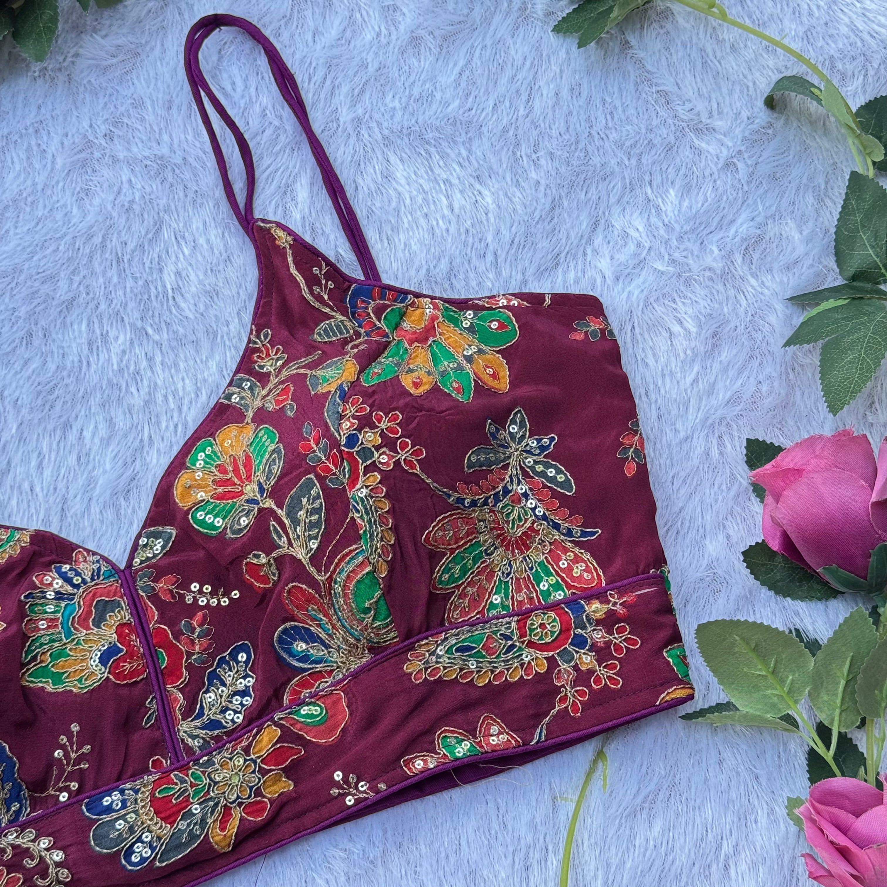 NEW FALSA PURPLE BEAUTIFUL SPAGHETTI BLOUSE