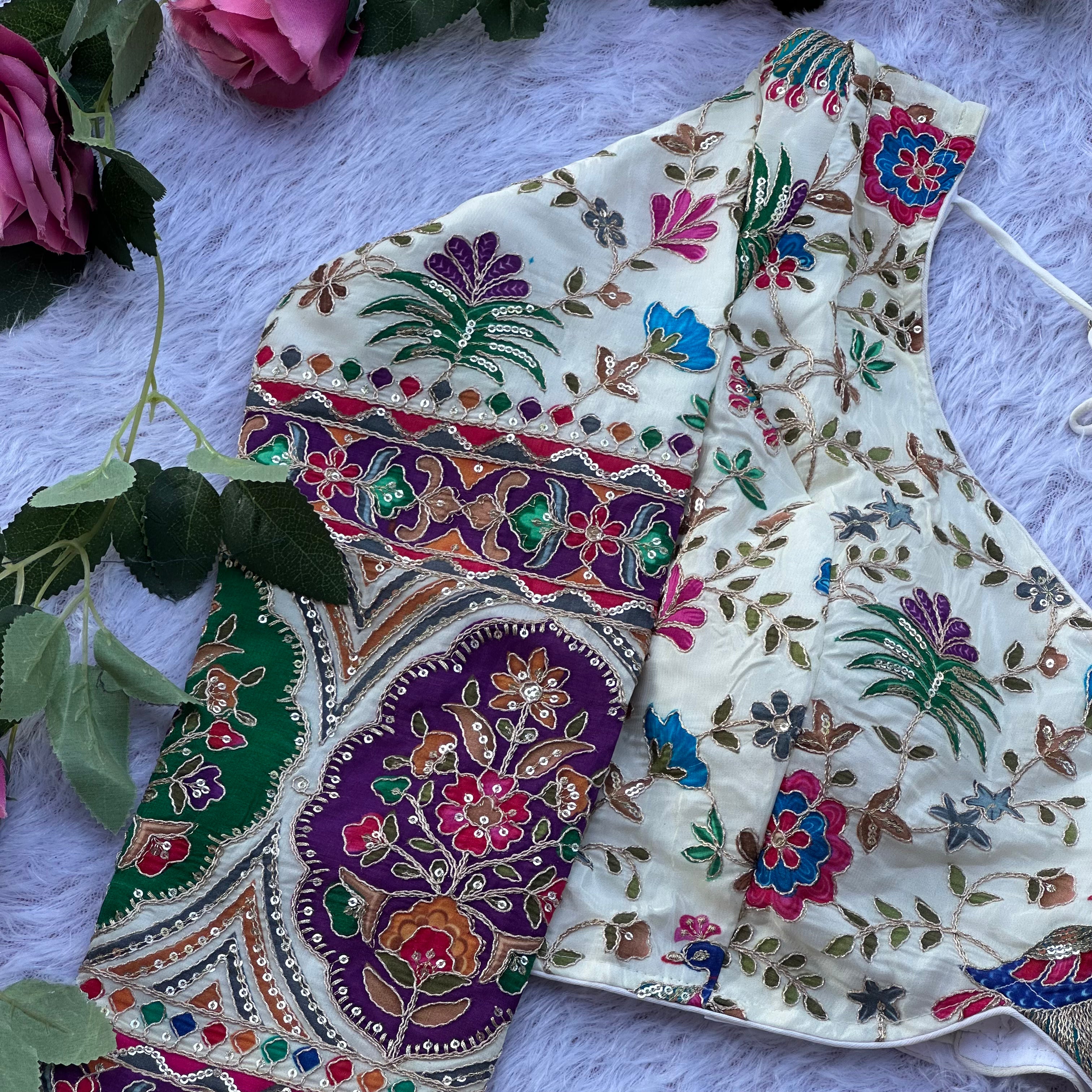 HEAVY NEW LAUNCHED PURE CREPE FABRIC WITH LONG SLEEVE BLOUSE