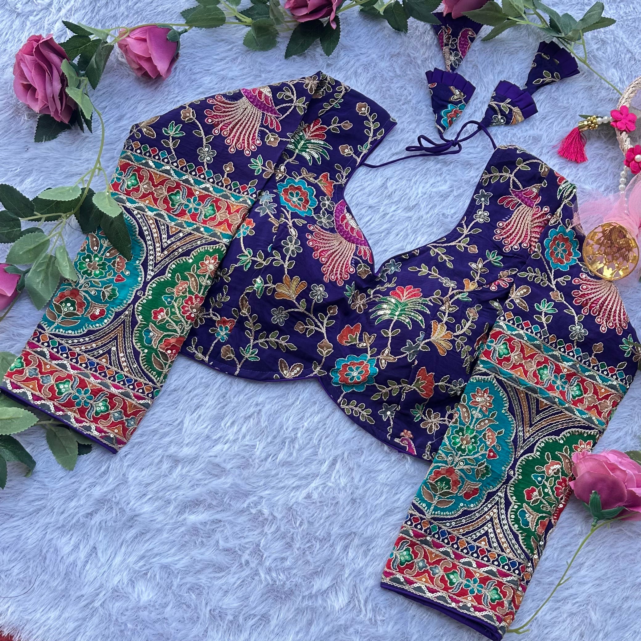 HEAVY NEW LAUNCHD PURE CREPE FABRIC WITH LONG SLEEVES BLOUSE