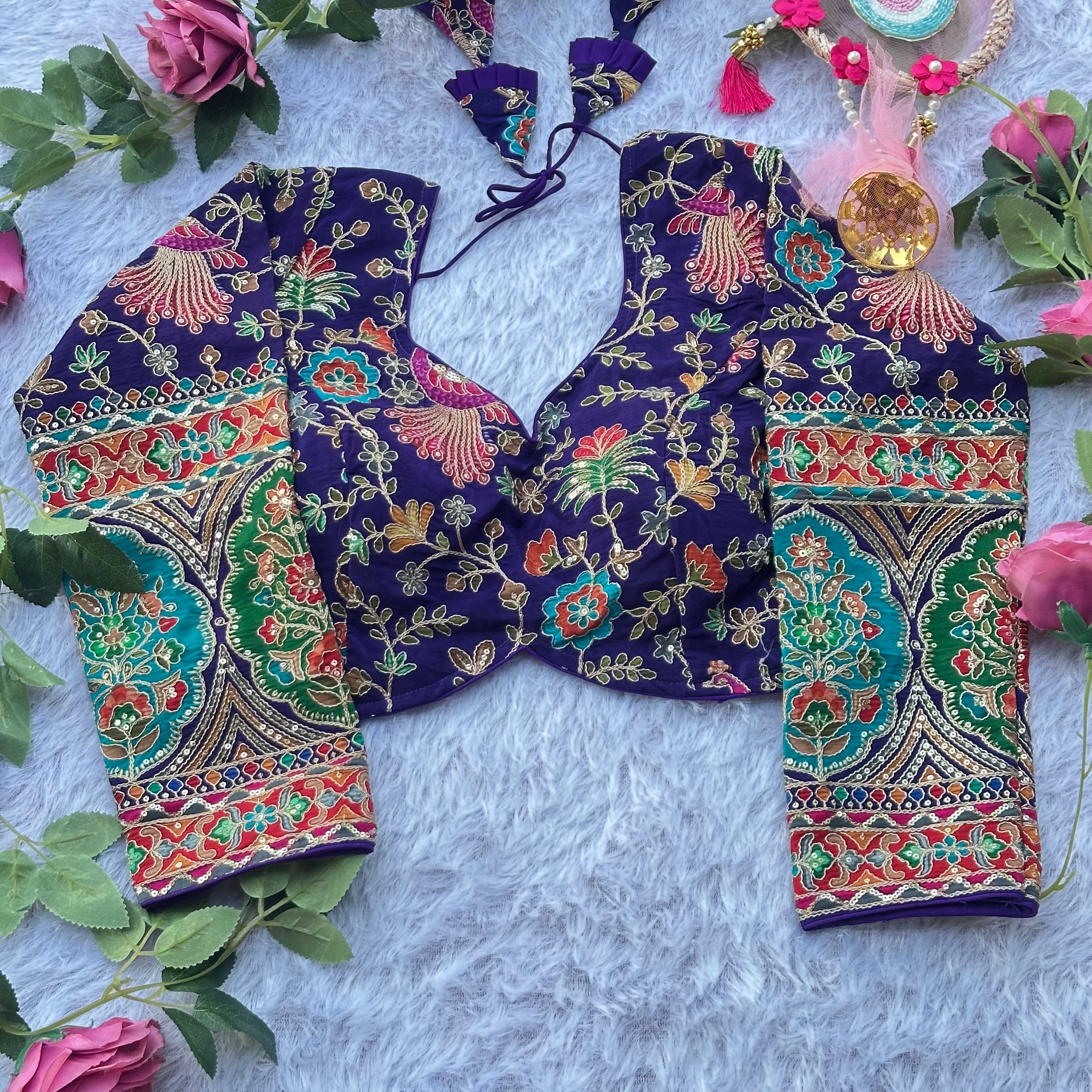 HEAVY NEW LAUNCHD PURE CREPE FABRIC WITH LONG SLEEVES BLOUSE